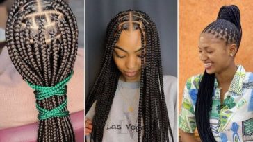 Medium Box Braids Hairstyles