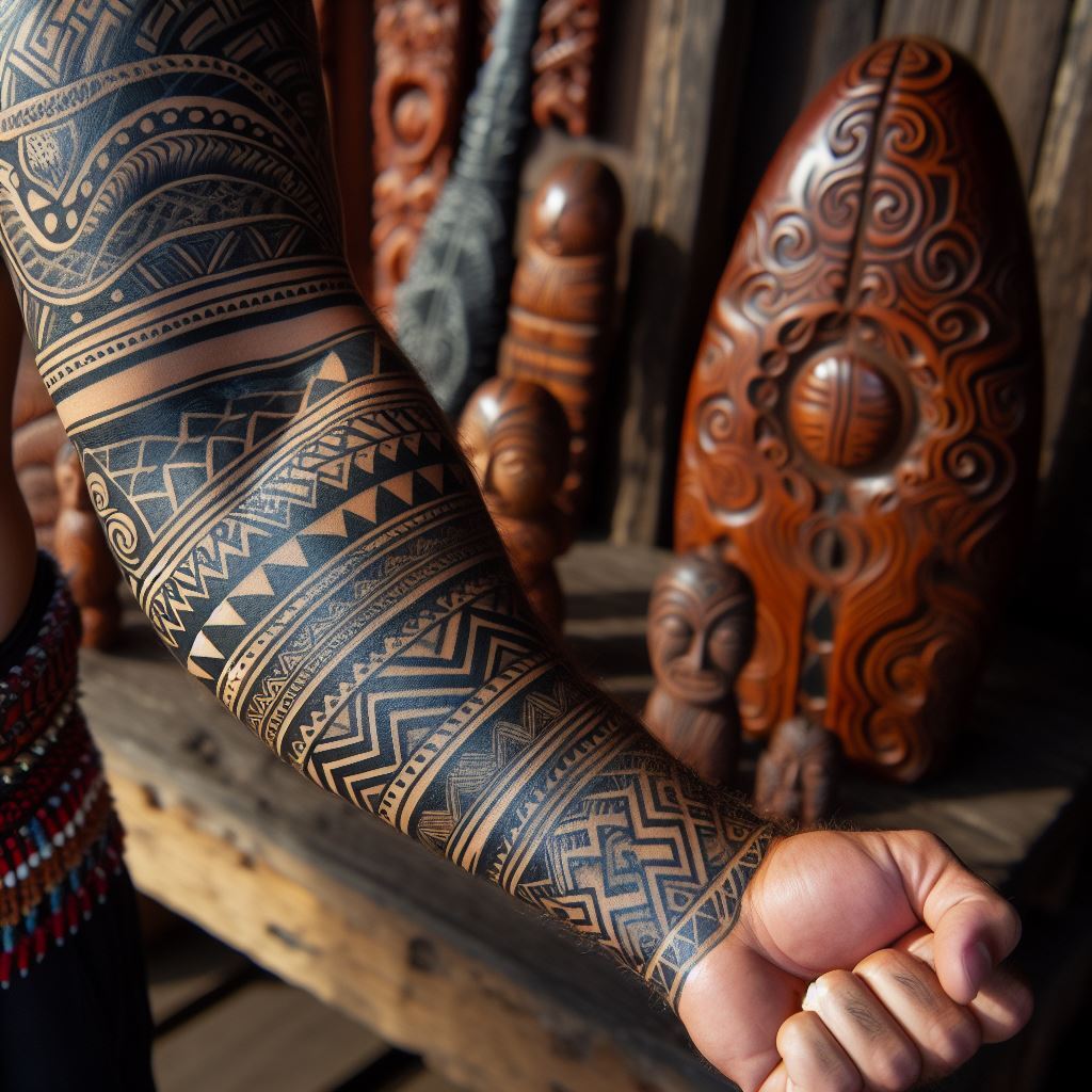 tribal style tattoo design