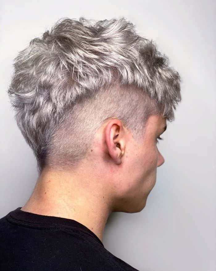 Disconnected Mullet Fade