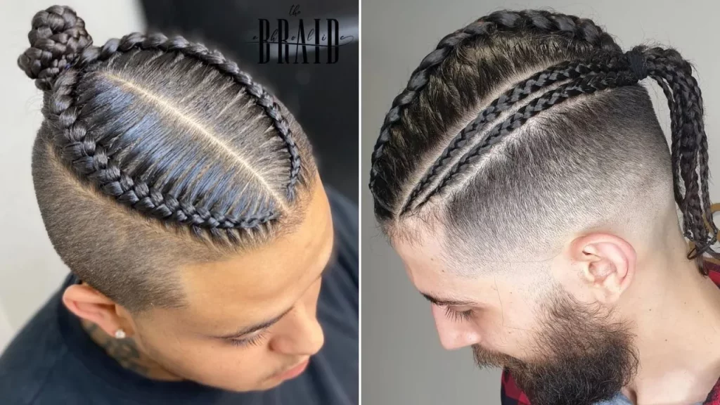 French Braid Crown for men