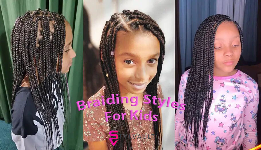 styling ideas of Braids for kids