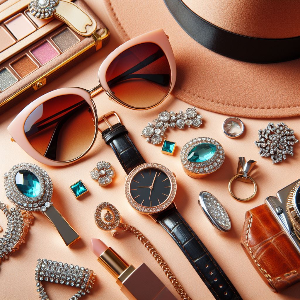 Statement Accessories like watch, hat and glasses