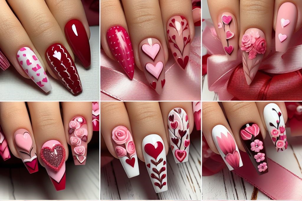 Valentine Day Nails